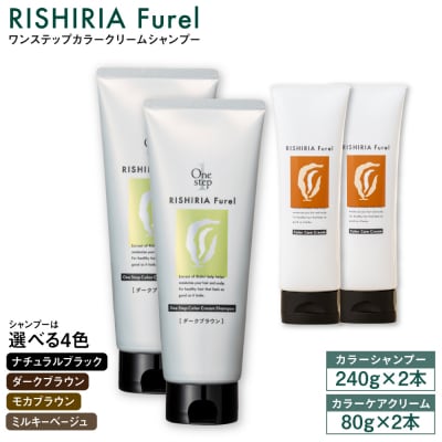 【色が選べる!4本セット】カラークリームシャンプー+カラーケアクリーム  [AZA262]