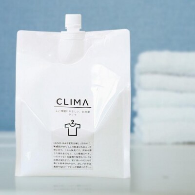 【develop】人と環境にやさしい、お洗濯　CLIMA(クリマ) 3L詰替え用×4個