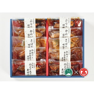 <山陰大松>氷温熟成　ふっくら煮魚・焼魚ギフト10切【大山ブランド会】