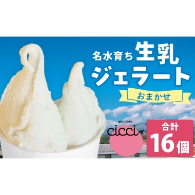 越前大野の「名水育ち生乳ジェラート」おまかせ16個セット