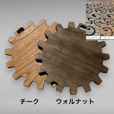 【チーク】サイドテーブル　シグナム(1台)机 テーブル 彫刻 キャンプ【93-2【2】】