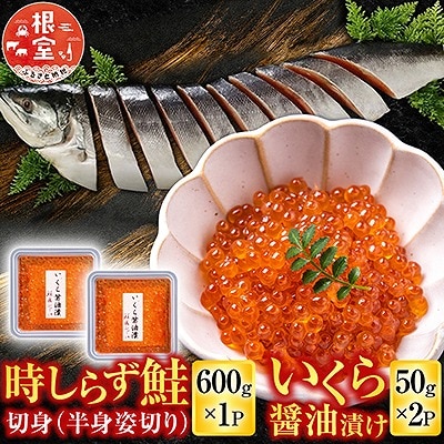 時しらず鮭600g×1P・いくら醤油漬け50g×2P B-42106