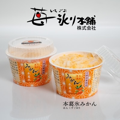 本葛氷(ほんくずごおり)　みかん