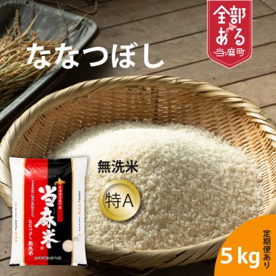 特Aランク ななつぼし(無洗米)5kg 6回コース『定期便』【A-018】