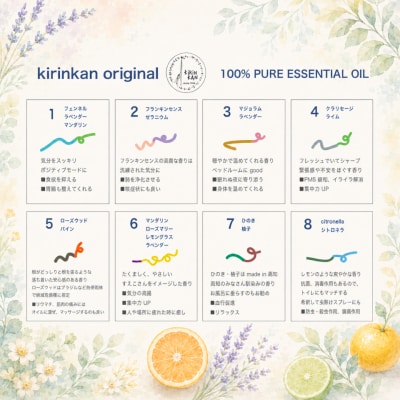 【8種8個 各5ml】アロマ エッセンシャルオイル 精油 ブレンドオイル 100%天然成分 