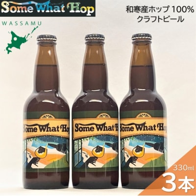 (先行予約)わっさむクラフトビール(Some What Hop)3本