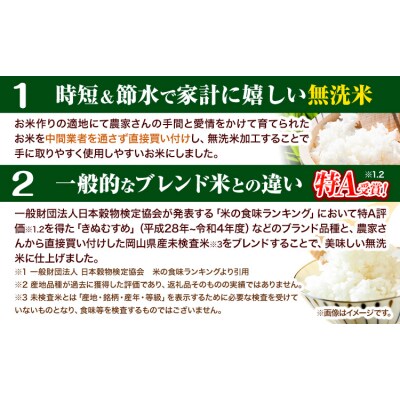 おかやま無洗米 2kg 米《1-5営業日以内に発送予定(土日祝除く)》岡山県 笠岡市 無洗米