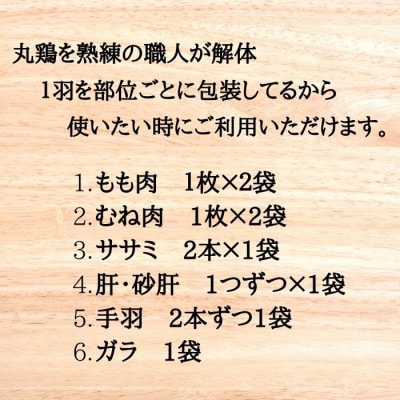 【訳あり】手捌き熟成 地鶏丹波黒どり 1羽まるごとセット 小分け<京都亀岡丹波山本>