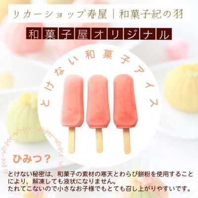 【期間限定】ことぶきやのとけない和菓子アイス バラエティーセット 計18本【無添加】