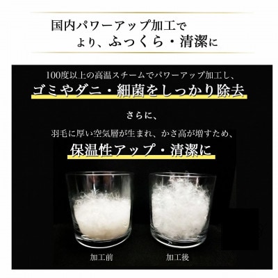 【訳あり】＜京都金桝＞色・柄おまかせ 合掛け 羽毛布団 シングル ホワイトダックダウン85%