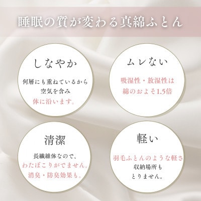 ＜京都金桝＞絹(シルク)100% 手引き 真綿ふとん 肌掛け布団 シングル0.5kg アイボリー無地