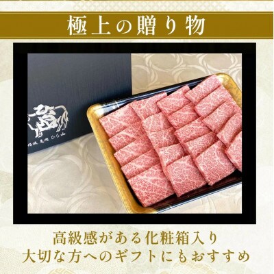 京の肉ひら山厳選 特選A5 京都産黒毛和牛 焼肉用 500g