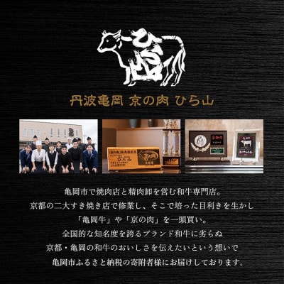 京の肉ひら山厳選 和牛ステーキセット (ヒレ100g x 2枚、サーロイン 200g x 3枚)