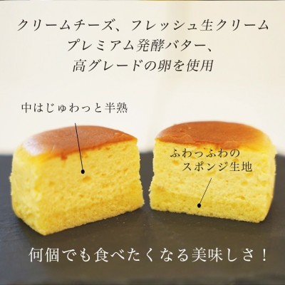 濃厚 半熟 スフレチーズケーキ『半熟チーズ工房』20個 冷凍≪京都 洋菓子館ベルジェノア≫