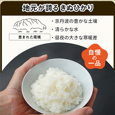 【毎月定期便】訳あり 京都丹波米 きぬひかり 5kg全12回
