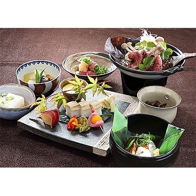 「離れ」にのうみ 京懐石 雅の夕食付宿泊券(平日/3人用) 京都・亀岡 明智光秀の町で古民家ステイ