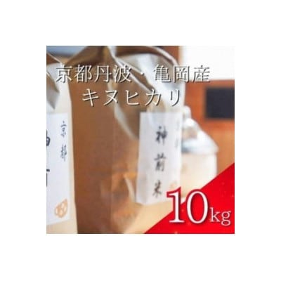 【毎月定期便】京都・神前米 キヌヒカリ 10kg×全3回