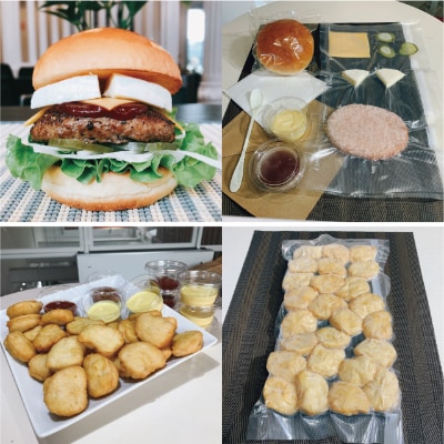 3年連続バーガーグランプリ優勝のカマンベールチーズバーガーを含むグルメバーガー5個【Kセット】