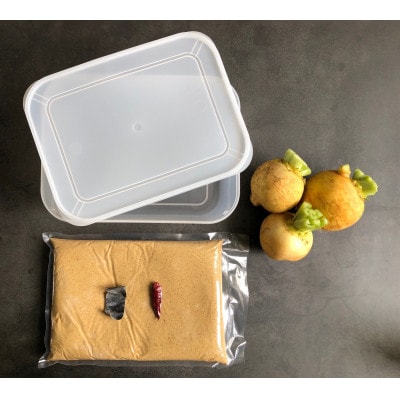 旬のぬか漬(ぬか床・旬野菜)セット【専用容器・お手入れマニュアル付き】
