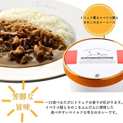 カレーハウスサンマルコ　ヨーロピアンカレーセット　450g(2人前)×3個入　SA-BHP