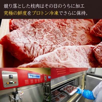 弘牛・京都丹波牛 希少部位ステーキセット 5枚 計530g