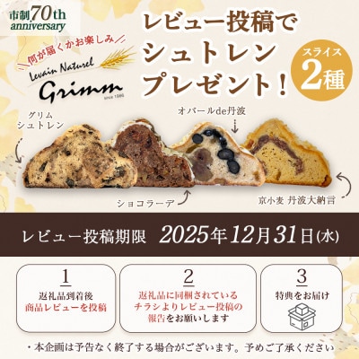 天然酵母シュトレンハーフサイズ食べ比べセット　※お楽しみ焼き菓子付き