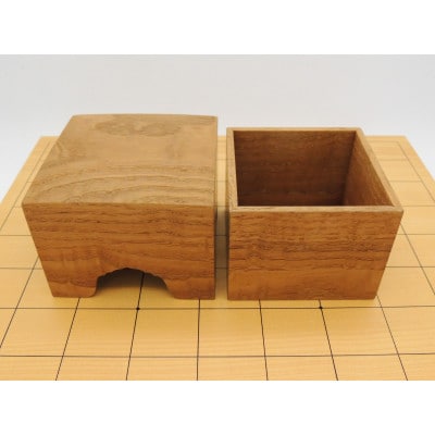 【一点物】将棋駒箱　栗・渋色仕上