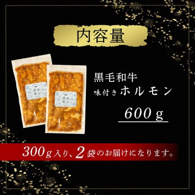 【A4,A5】京都産黒毛和牛 味付け ホルモン 600g 冷凍 小分け《焼肉専門店 平壌亭》