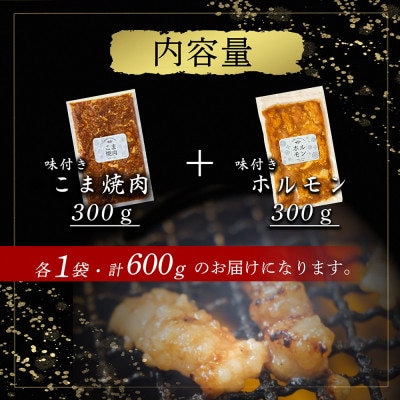 【A4,A5】京都産黒毛和牛 味付け焼肉 こま切れ・ホルモンセット 600g《焼肉専門店 平壌亭》