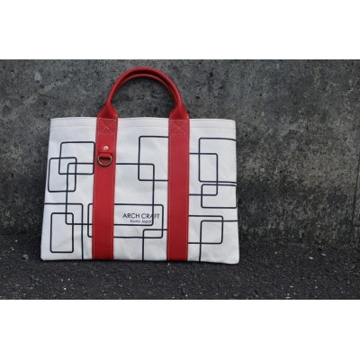 帆布 ミニバッグ『Labyrinth』RED