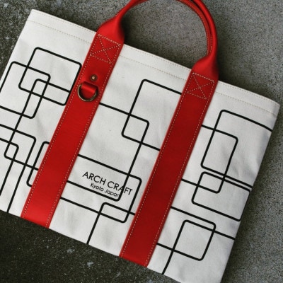 帆布 ミニバッグ『Labyrinth』RED