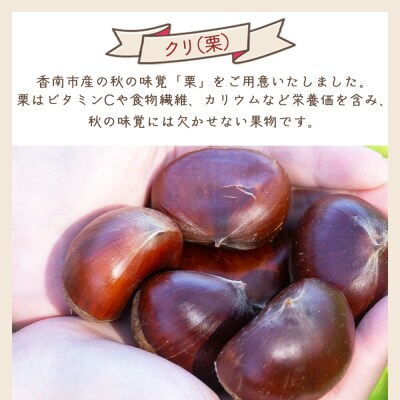 栄養豊富な秋の味覚 クリ(栗) 3袋(3kg) yr-0104