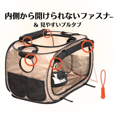 ネコのための防災DXセット 大容量リュック ポータブルケージ 防災:ネコハウス トイレ特大サイズ