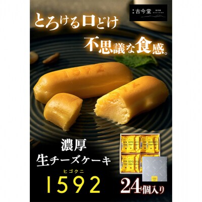 濃厚生 チーズケーキ 1592 ヒゴクニ 24個入り 《30日以内に出荷予定(土日祝除く)》