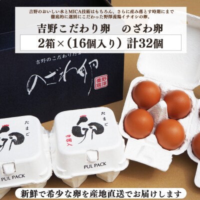 吉野こだわり卵　のざわ卵(16コ入×2箱)