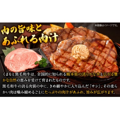 くまもと黒毛和牛 リブロースステーキ 内容量 合計500g 牛肉 冷凍