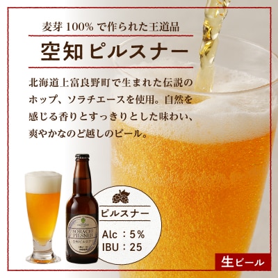 「ソラチエース」使用のピルスナー6本