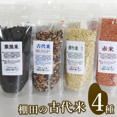 淡路島の古代米セット(4品種)　ae01041