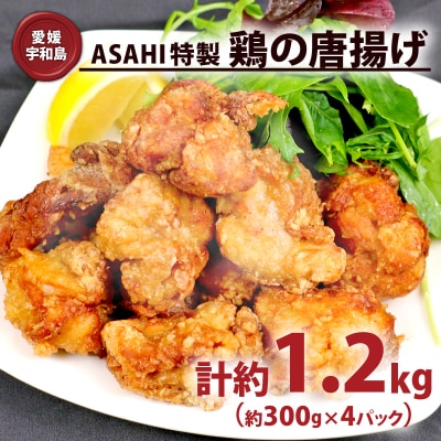 鶏肉 1.2kg 唐揚げ ( ASAHI特製 ) 株式会社きむら モモ肉 J010-126001