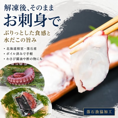 【北海道根室産】ボイル水たこ足先5P(計1.6kg) B-20006