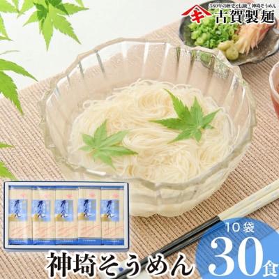 【定期便・春夏秋冬・年4回】四季の麺・九州佐賀神埼麺(H014148)