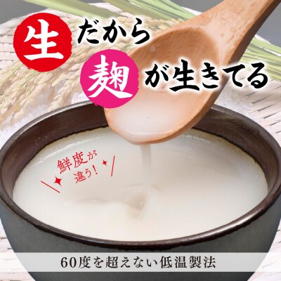 【スピード発送】麹が生きてる 生あまざけ 500ml×4本(H127101)