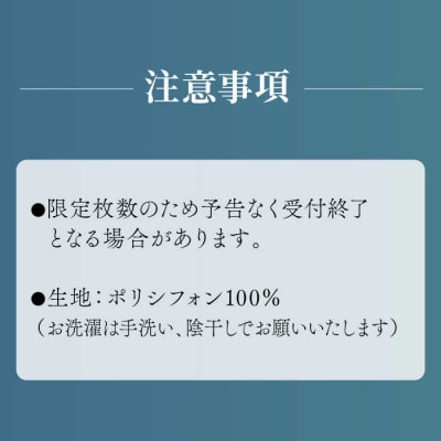 アートデザインスカーフ ヴェール・ドー(碧水)糸島市 / yaccka [ACN008]