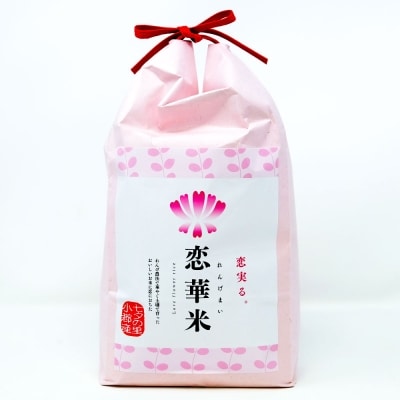定期便3回 昔ながらの有機れんげ栽培 「恋華米」 2kg×3カ月[No5354-0895]