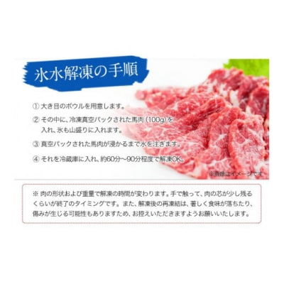 希少な純国産【熊本肥育】/2年連続農林水産大臣賞受賞 霜降り馬刺し 1.5kg(50g×30セット)
