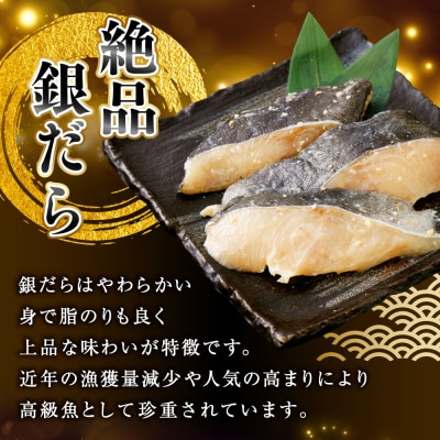 【5回定期便】笹谷商店 本造り 銀だら味噌漬9切【3切×3パック】 北海道 釧路 F4F-8313