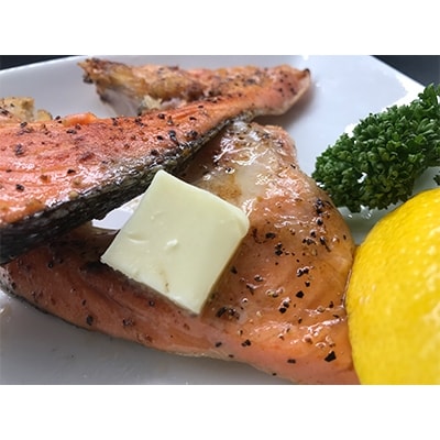 チリ産 定塩 銀鮭カマ 大容量!1.2kg×2パック 合計約2.4kg