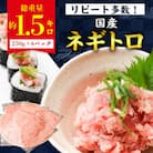 勝浦市の人気の海鮮お礼品 ネギトロ 250g×6パック(合計約1.5kg)
