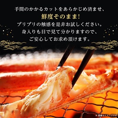 お刺身でも!厳選　生ずわい蟹セット600g総重量約750g(カット済)しゃぶしゃぶ・鍋(かに)