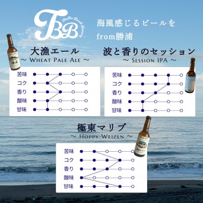 THRILLER BEACH BREWERY★定番+旬のビール★醸造長セレクト【330ml×3本】